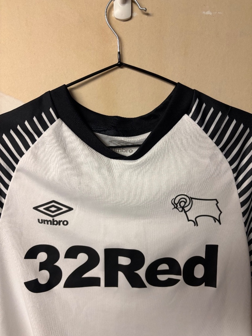 Derby County 2020/21 Wayne Rooney #32 Home Jersey Umbro Medium